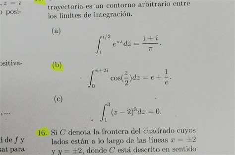 Solved Calculate Each Of The Integrals Where The Trajectory Chegg