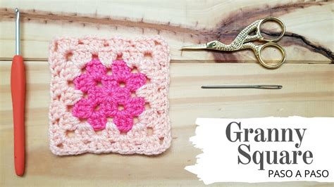 CÓMO TEJER UN GRANNY SQUARE BÁSICO A CROCHET PERFECTO PASO A PASO