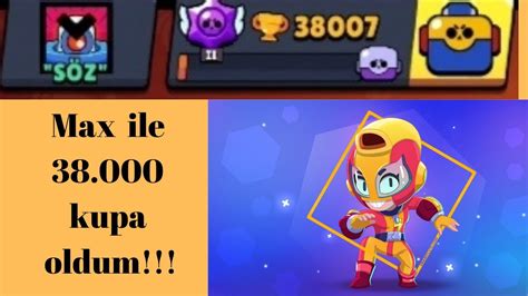 38 000 Kupa Oldum Brawl Stars Youtube