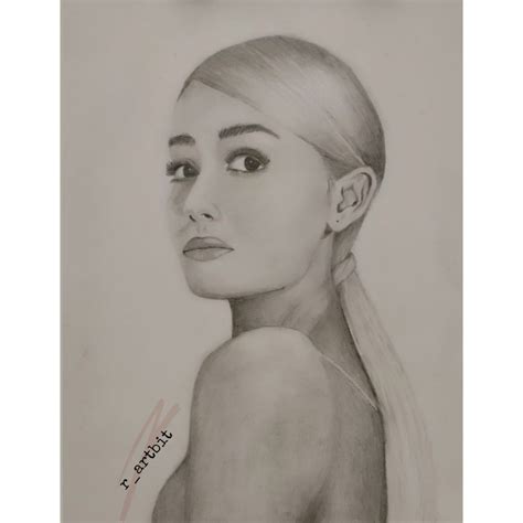 Ariana Grande Sketch | Sketches, Portrait sketches, Ariana grande