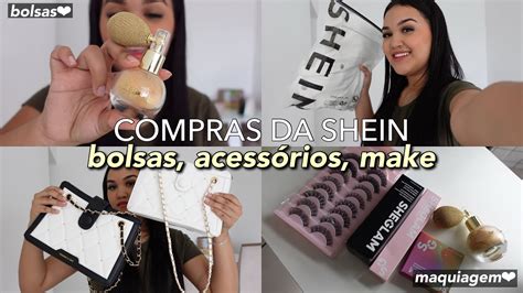 Comprinhas Do M S Shein Bolsas Roupas E Make Youtube