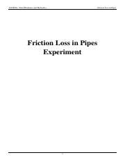 Understanding Friction Loss In Pipe Systems For Fluid Mechanics