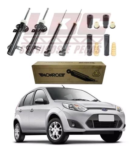 Kit 4 Amortecedor Monroe Original Kit Fiesta 2002 A 2013 Parcelamento Sem Juros