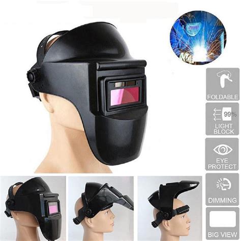 Buy Welding Helmet Welder Mask Chameleon Large View True Color Solar