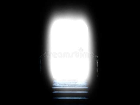 Opened Door With Bright Light Stock Photo Image Of Abstract Shiny