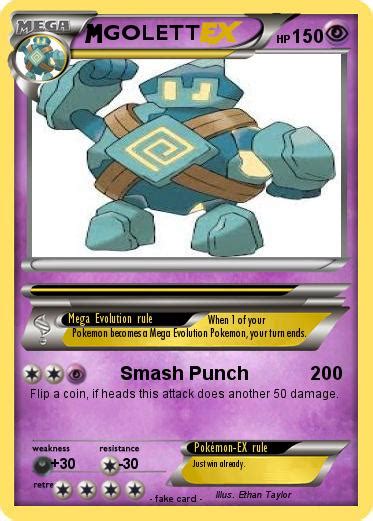 Pokémon GOLETT 33 33 - Smash Punch - My Pokemon Card