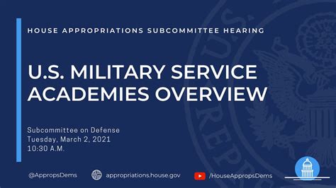 Us Military Service Academies Overview Hearing Eventid111267 Youtube