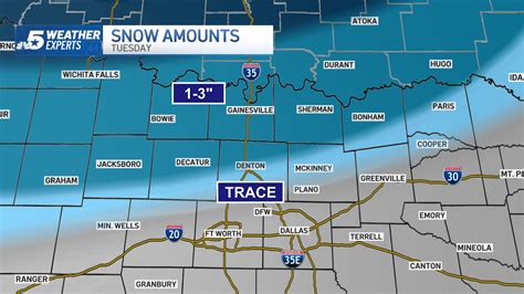 Heres Who Got The Most Snow In Dallas Fort Worth Tuesday Nbc 5