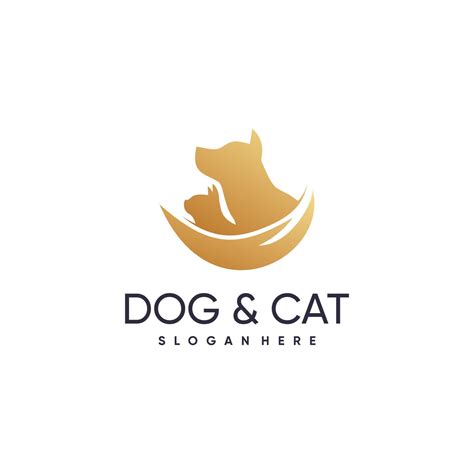 Pet logo design with creative and simple concept 13001664 Vector Art at ...