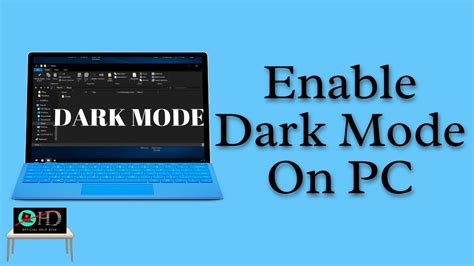 How To Enable Dark Mode In Windows Windows Dark Mode Youtube