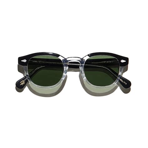 Moscot Lemtosh Sun Black Crystal Sunglasses Moscot Originals Moscot Eyewear Avvenice