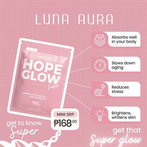 Hope Glow Super By Luna Aura In Mini And Biggie Fda Approved Lazada Ph