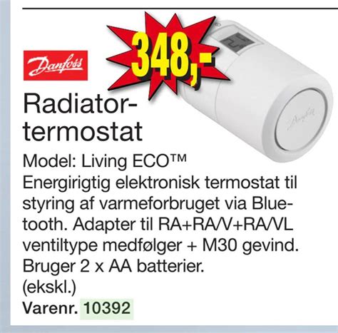 Radiatortermostat Tilbud Hos Harald Nyborg