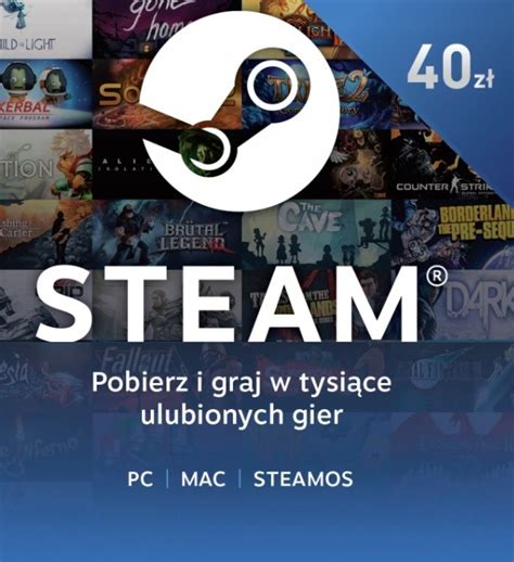 Karta podarunkowa steam 40 zł 1 sztuka Łodź Kup teraz na Allegro