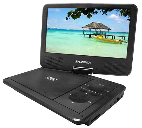 Sylvania 9 Portable Dvd Player Swivel Screen Sdvd9321 C Black