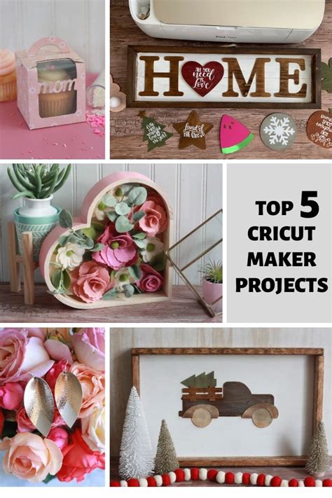 TOP 5 CRICUT MAKER PROJECTS | EVERYDAY JENNY