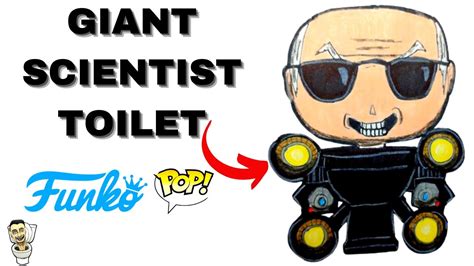 Cómo DIBUJAR al TOILET CIENTIFICO GIGANTE FUNKO POP del TOILET 70