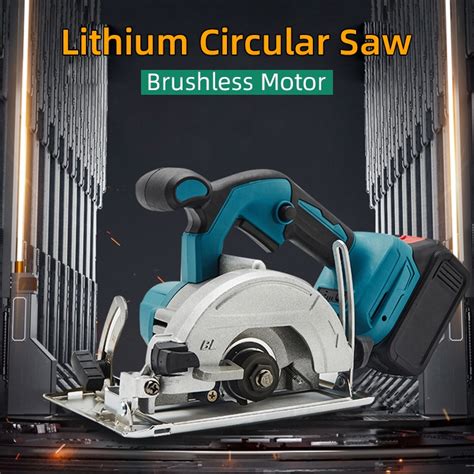 Electric Circular Saw Cordless Portable Wood Cutter Stone Tiles Marble Machine Power Tools