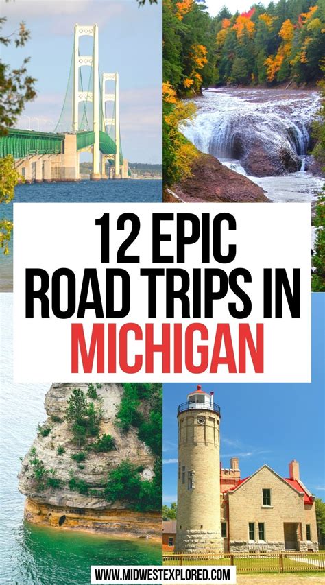 12 Epic Road Trips In Michigan In 2021 Michigan Road Trip Michigan