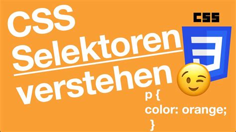 Css Selektoren In Minuten Einfach Erkl Rt Youtube