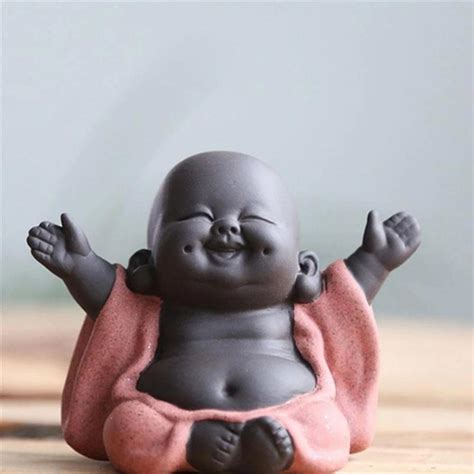 Ceramic Happy Baby Buddha Statue – MindfulSouls