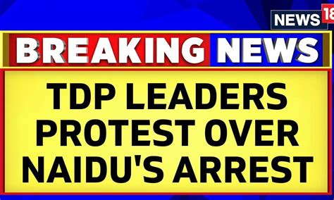 Chandrababu Naidu News Tdp Mps Protest For Illegal Arrest Of