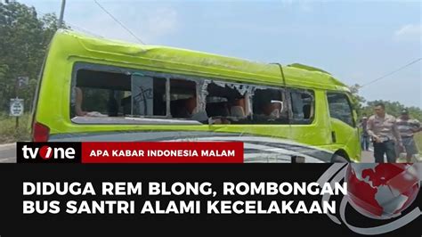 Mini Bus Bawa Rombongan Santri Kecelakaan 9 Orang Alami Luka Luka