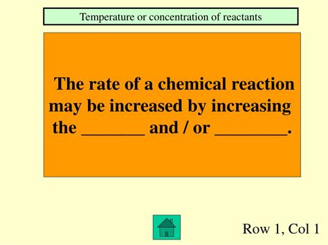 Ppt Chapter Reaction Rates And Equilibrium Powerpoint