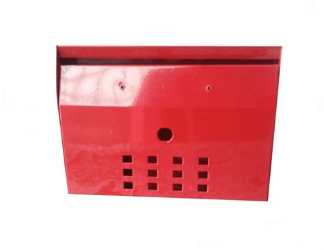 Red Mild Steel Apartment Letter Box Lock With Two Keys At Rs Piece