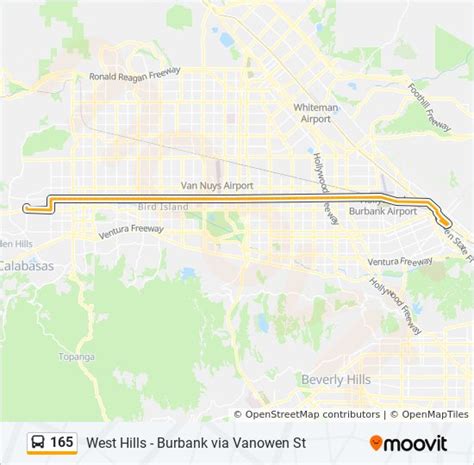 165 Route Schedules Stops Maps West Hills Updated