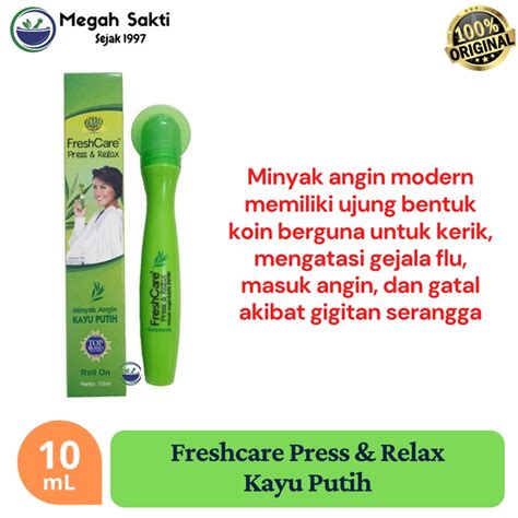 Jual Freshcare Press And Relax Fresh Care Minyak Kayu Putih Ml