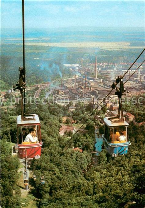 AK Ansichtskarte 73852658 Seilbahn Cable Car Telepherique Thale Harz