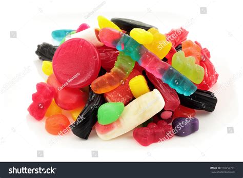 Assorted Selection Gummy Candy Jelly Variety Stock Photo 118259701 ...