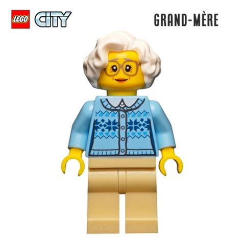 Minifigure Lego City Grandmother Super Briques