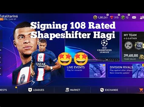 Signing 108 Rated Shapeshifter Hagi LONEWOLF GAMER YouTube