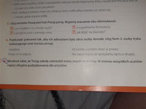 Klasą 8 podręczni Nowe słowa na start nowa era zad 5 str 41 pliss