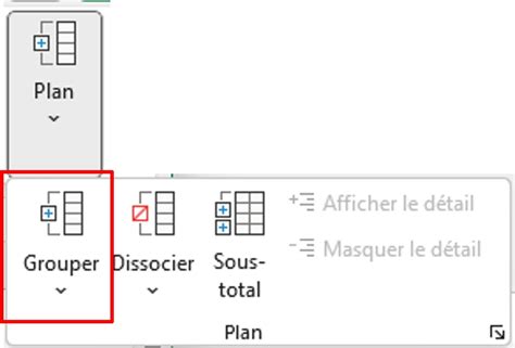 Excel Grouper des données Misty tips