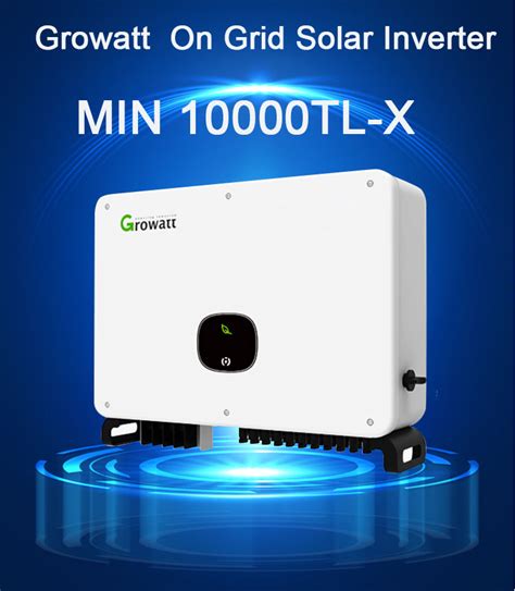 Growatt On Grid Inverter Kw Kingtech Eu Single Phase Dc To Ac Power