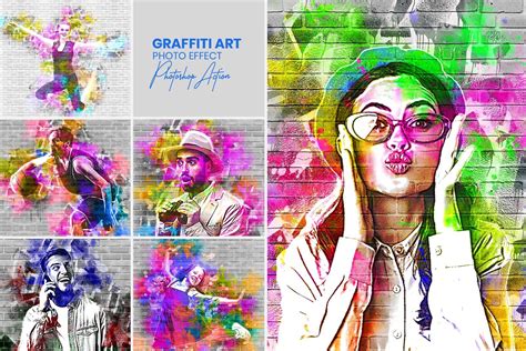 Graffiti Art Effect Photoshop Action - Design Cuts