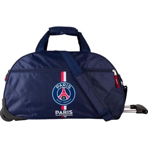 Psg Petit Sac De Sport Roulettes Supporter Bleu Achat Vente Sac