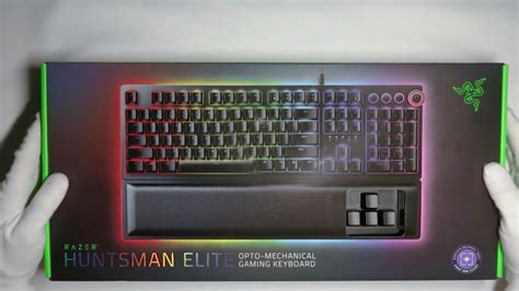 Razer Huntsman Elite Keyboard Unboxing Asmr Unboxing Youtube