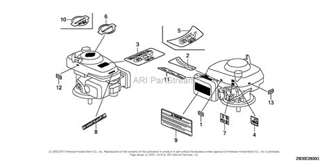 Honda Gcv 190 Engine Diagram