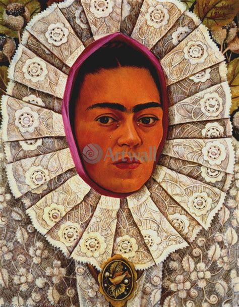 Self Portrait By Frida Kahlo Mexico Paintings