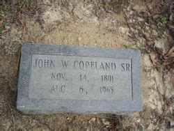 John William Copeland Sr 1891 1965 Mémorial Find a Grave