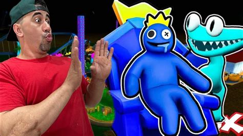 O Parque Do Azul Bab O Cap Tulo Rainbow Friends Obby Youtube