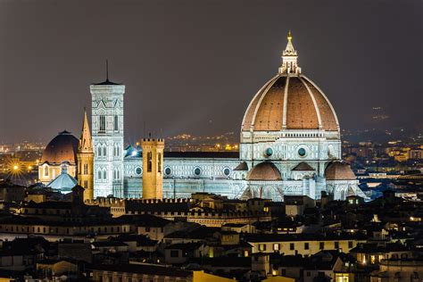 Giottos Bell Tower Maria Fiore Home Lights Del P Italy The