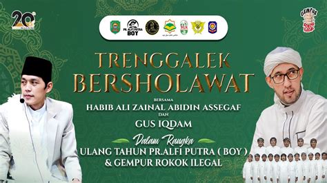 Live Trenggalek Bersholawat Bersama Az Zahir Gus Iqdam Dalam Rangka