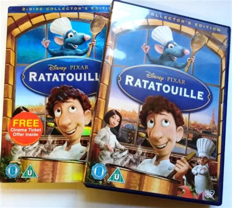 DISNEY PIXAR RATATOUILLE 2 X Disc Collector S Edition With Slipcover