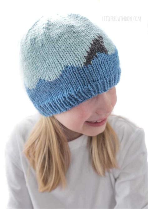 Shark Attack Hat Knitting Pattern - Little Red Window