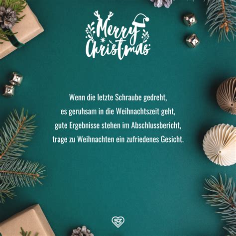 Weihnachtsspr Che F R Den Chef